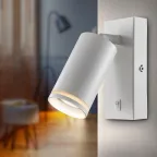 Светильник настенный WL19 WH GU10 MR16 IP20 белый