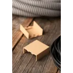 Соединитель (40х16) (4 шт) Plast PROxima под светлое дерево