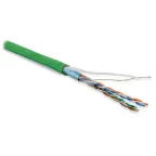 Витая пара F/UTP кат 5e 4 пары AWG26 patch IN LSZH нг(А)-HF зеленый