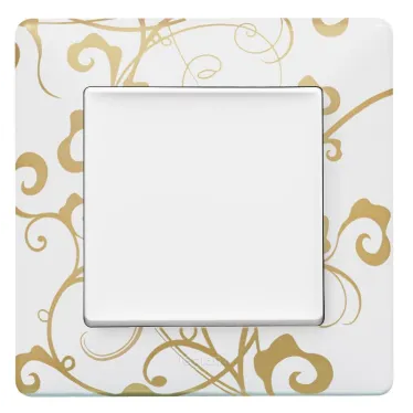 Valena LIFE Рамка 1 пост Ампир белый универсальная