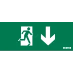 Пиктограмма (Наклейка) Фигура / Стрелка Вниз для аварийно-эвакуационного светильника IP20 | V1-R0-70354-21A01-2009 | VARTON