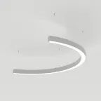 Светильник SP-LINE-HANG-ARC-C3535-D800-34W Warm3000 (WHITE, 230V) (, Металл)