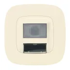 Valena ALLURE Рамка 1 пост слоновая кость универсальная