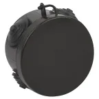 Распределительная коробка KOR-65-40-4g-B открытой установки черная 65х40мм с гермовводами 4 вх. IP54