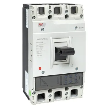 Выключатель автоматический AV POWER-3/3 630А 100kA ETU2.0 AVERES