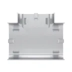 Тройник 90х50мм серый металлик