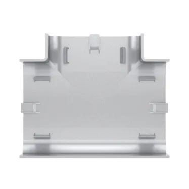 Тройник 90х50мм серый металлик