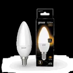 Лампа светодиодная LED 6.5 Вт 520 лм 3000К свеча теплый E14 AC 220В Black Gauss