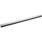 Светильник светодиодный ДПО-24вт 6500К 2400Лм линейный рассеиватель матовый в алюминиевом корпусе белый