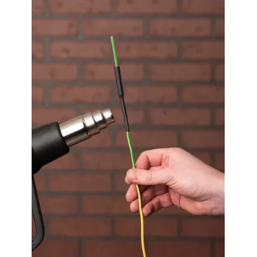 Трубка термоусаживаемая ТУТ нг 6/3 черная в отрезках по 1м PROxima