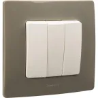 ETIKA Рамка 1 пост светлая галька