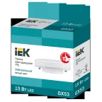 Лампа светодиодная T75 таблетка 15Вт 230В 4000К GX53 IEK