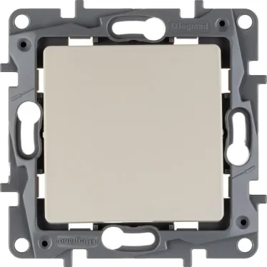 ETIKA Переключатель одноклавишный слоновая кость винтовые зажимы 10A