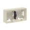 Коробка накладного монтажа 2 поста INSPIRIA слоновая кость