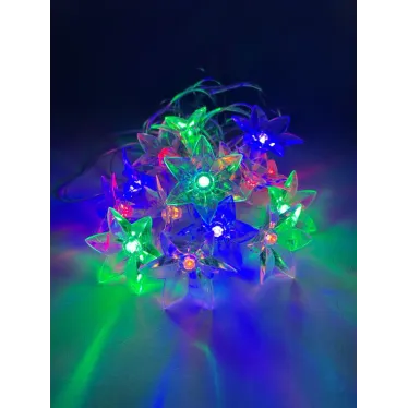 ENIN-3Z Гирлянда LED Нить Цветы 3 м мультиколор, 220V, IP20 (36/864)