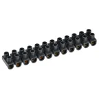 Зажим винтовой ЗВИ-20 4-10мм.кв 2шт не поддерж ивает горение черный