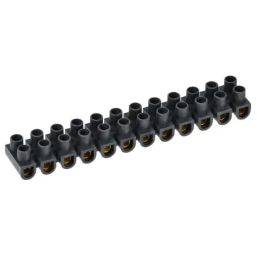 Зажим винтовой ЗВИ-20 4-10мм.кв 2шт не поддерж ивает горение черный