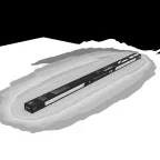 Светильник линейный светодиодный ДБО 10 Вт 760 лм 6500К AC 220В IP20 561х22х36мм крепления провода и коннекторы входят в комплект TL Black Gauss