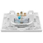 Розетка TV Минск 1-местная СП белая 75Ом 5-862МГц