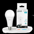 Лампа светодиодная LED 25 Вт 2100 лм 4100К А70 груша нейтральный E27 AC 220В Elementary Gauss