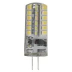 Лампа светодиодная LED 3.5Вт JC 2700К G4 теплый капсула 12V
