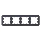 ATLASDESIGN ANTIQUE 4-постовая рамка, универсальная, КАРБОН