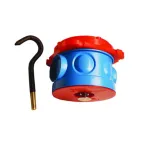 Коробка потолочная с крюком для заливки в бетон 70х136мм