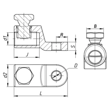 Наконечник болтовой 1НБ-0-005 (10-25)