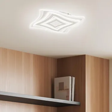 Светильник потолочный светодиодный GEO с ДУ SPB-6 GEO 6 RC 75 75Вт 3000-6500К