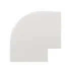 Угол внешний (100х60) (2 шт) Plast PROxima белый