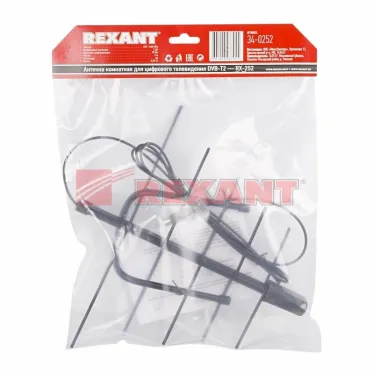 ТВ антенна комнатная для цифрового телевидения DVB-T2 (модель RX-252),