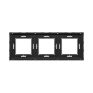 Рамка из металла, ''Avanti'', белая, 6 модулей