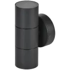 Светильник уличный 5113 настенный под лампу 2хGU10 IP65 черный IEK