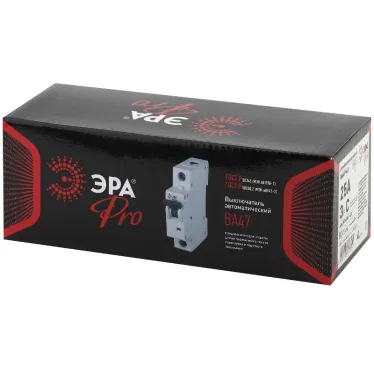 Выключатель автоматический PRO NO-901-48 ВА47-63 3P 25А кривая C 6кА ЭРА