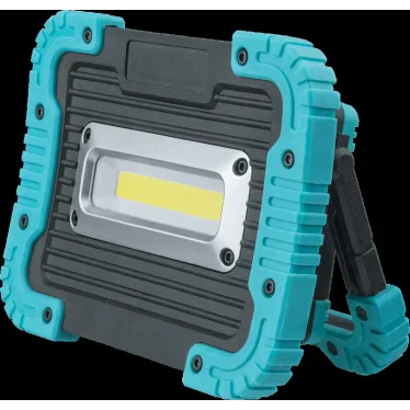 Фонарь светодиодный NPT-SP22-ACCU 10Вт COB LED 700лм 50м аккумуляторный прожектор пластик 3Ач