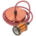 Патрон подвесной Пал27-04-К58 E27 со шнуром 1,5м RETRO бронза IEK