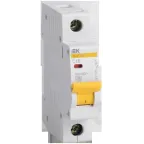 Выключатель автоматический однополюсный 10А D ВА47-29 4.5кА