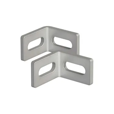 Углы крепёжные, вырез - вырез, 1 упаковка - 10 шт.