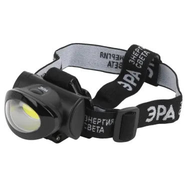 Фонарь налобный светодиодный на батарейках мощный яркий 3 режима черный, GB-601