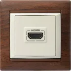 Рамка VALENA 1 пост тонированное дерево