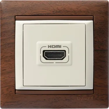 Рамка VALENA 1 пост тонированное дерево