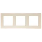 Рамка 3 поста, слоновая кость