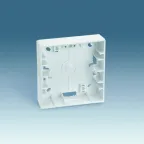 Коробка для наружной установки 27601-65, 27611-65, 85х85х37мм, белый