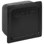 Коробка протяжная Y-994-110-110-80-54 металлическая У-994 с уплотнителем 110х110х80мм черная IP54