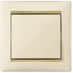 VALENA Переключатель одноклавишный промежуточный в рамку слоновая кость