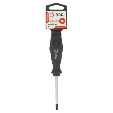 Отвертка PZ 1х75 мм крестовая двухкомпонентная рукоятка