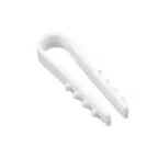 Дюбель-хомут для круглого кабеля (5-10мм) белый (50шт.) PROxima