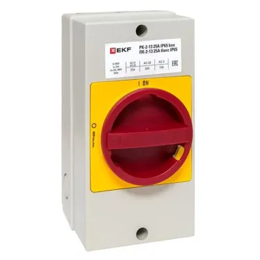ПК-2-13 25А 3P "ВКЛ-ВЫКЛ" блок. в боксе IP65 EKF