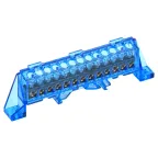 TEKFOR Шина N ноль в комбинированном DIN-изоляторе Стойка 6х9-15-С IEK