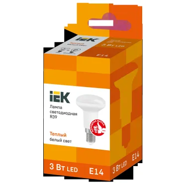 Лампа светодиодная R39 рефлектор 3Вт 230В 3000К E14 IEK